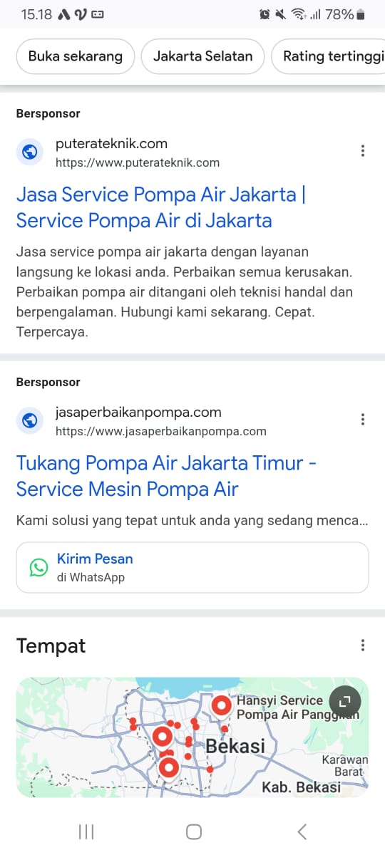 contoh iklan google ads di jakarta
