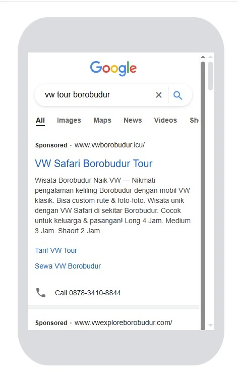 contoh iklan google magelang