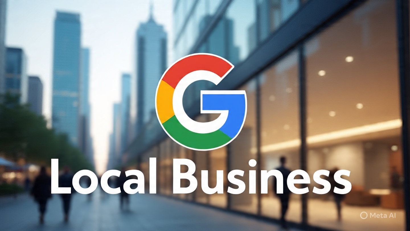 header untuk bisnis lokal menggunakan google ads. 